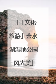 「文化·旅游」金水湖湿地公园风光美