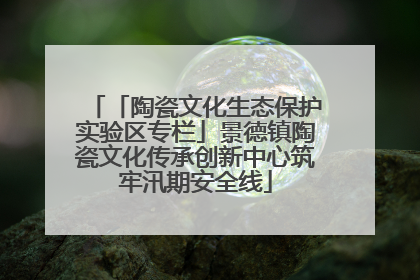 「陶瓷文化生态保护实验区专栏」景德镇陶瓷文化传承创新中心筑牢汛期安全线