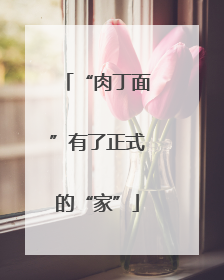 “肉丁面”有了正式的“家”