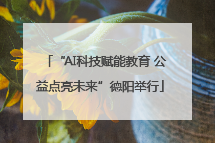 “AI科技赋能教育 公益点亮未来”德阳举行