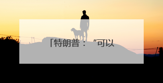 特朗普：“可以”原谅马斯克