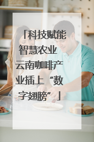 科技赋能智慧农业 云南咖啡产业插上“数字翅膀”