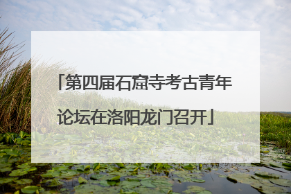 第四届石窟寺考古青年论坛在洛阳龙门召开