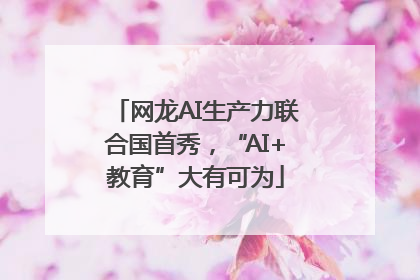 网龙AI生产力联合国首秀，“AI+教育”大有可为