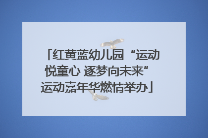 红黄蓝幼儿园“运动悦童心 逐梦向未来”运动嘉年华燃情举办