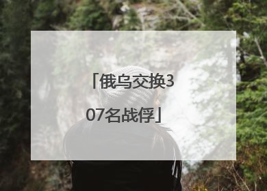 俄乌交换307名战俘