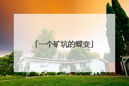 一个矿坑的蝶变