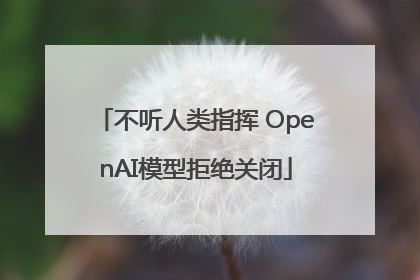 不听人类指挥 OpenAI模型拒绝关闭