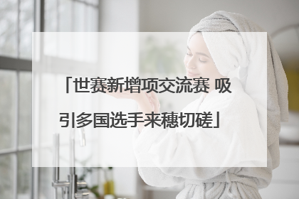 世赛新增项交流赛 吸引多国选手来穗切磋
