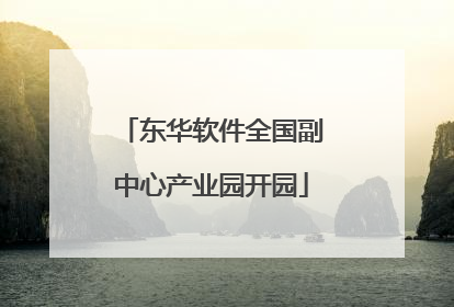 东华软件全国副中心产业园开园
