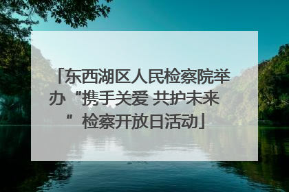 东西湖区人民检察院举办“携手关爱 共护未来”检察开放日活动