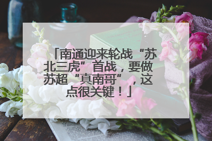 南通迎来轮战“苏北三虎”首战，要做苏超“真南哥”，这点很关键！
