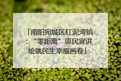 南阳宛城区红泥湾镇：“零距离”惠民宣讲 绘就民生幸福画卷