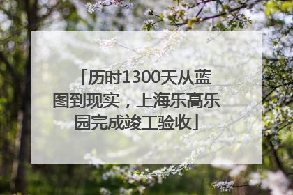 历时1300天从蓝图到现实，上海乐高乐园完成竣工验收