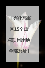 兴化高新区15个重点项目用地全部落址