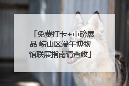 免费打卡+重磅展品 崂山区端午博物馆联展指南请查收