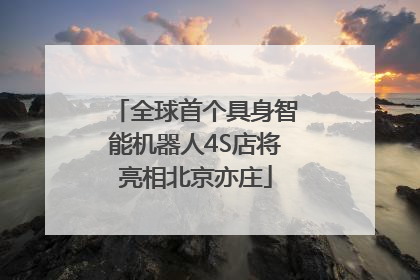 全球首个具身智能机器人4S店将亮相北京亦庄