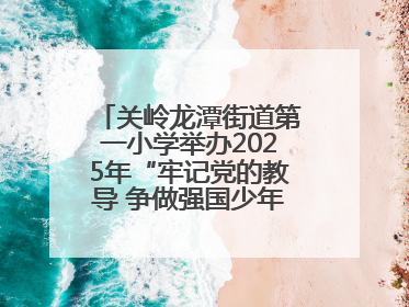 关岭龙潭街道第一小学举办2025年“牢记党的教导 争做强国少年”“六一”文艺汇演活动