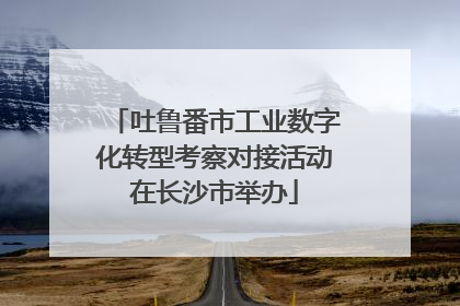 吐鲁番市工业数字化转型考察对接活动在长沙市举办