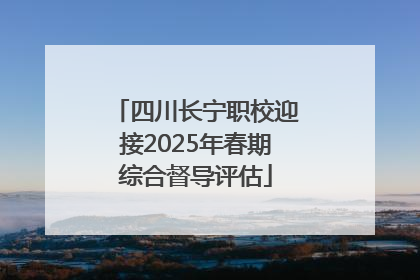 四川长宁职校迎接2025年春期综合督导评估