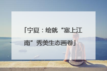 宁夏：绘就“塞上江南”秀美生态画卷
