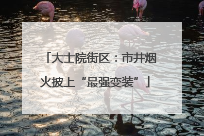 大士院街区：市井烟火披上“最强变装”