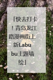 快去打卡！青岛龙江路漫画街上新Labubu主题墙绘