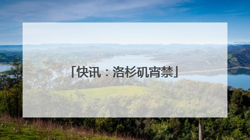 快讯：洛杉矶宵禁