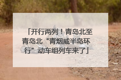 开行两列！青岛北至青岛北“青烟威半岛环行”动车组列车来了