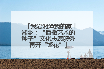 我爱湘潭我的家丨湘乡：“播撒艺术的种子”文化志愿服务再开“繁花”