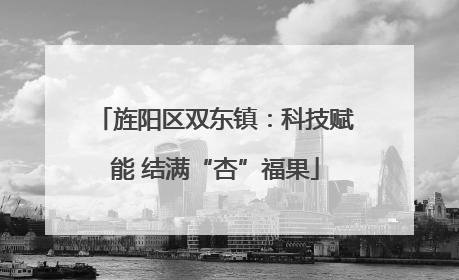 旌阳区双东镇：科技赋能 结满“杏”福果
