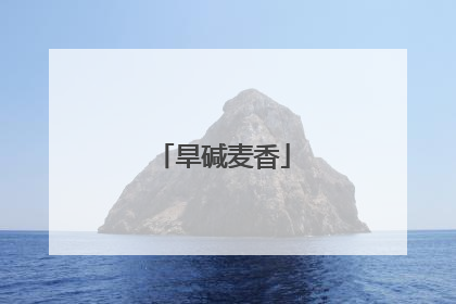 旱碱麦香