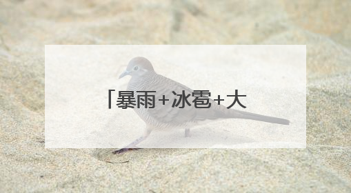 暴雨+冰雹+大风！河南发布强对流蓝色预警