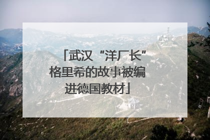 武汉“洋厂长”格里希的故事被编进德国教材
