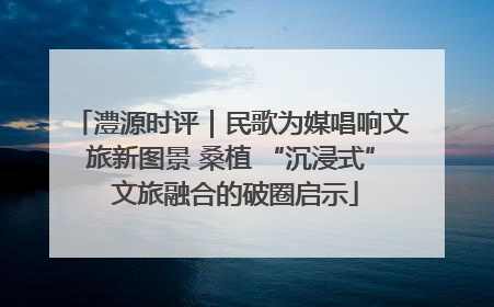 澧源时评｜民歌为媒唱响文旅新图景 桑植 “沉浸式” 文旅融合的破圈启示
