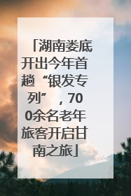湖南娄底开出今年首趟“银发专列”，700余名老年旅客开启甘南之旅