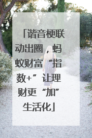 谐音梗联动出圈，蚂蚁财富“指数+”让理财更“加”生活化