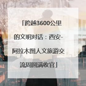 跨越3600公里的文明对话：西安-阿拉木图人文旅游交流周圆满收官