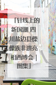 针线上的新国潮 四川盐边县傈僳族非遗亮相西博会｜图集