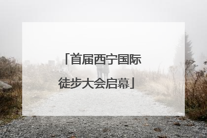 首届西宁国际徒步大会启幕