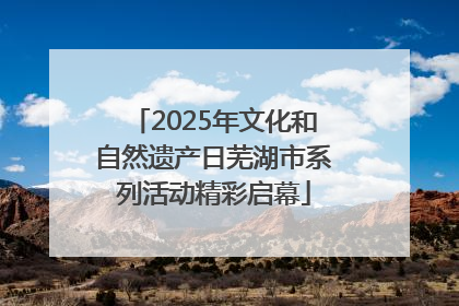 2025年文化和自然遗产日芜湖市系列活动精彩启幕