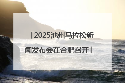 2025池州马拉松新闻发布会在合肥召开