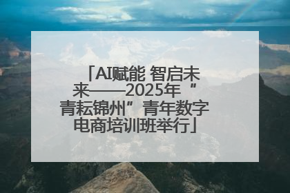 AI赋能 智启未来——2025年“青耘锦州”青年数字电商培训班举行